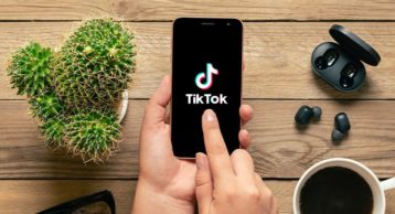 TikTok running on an android device