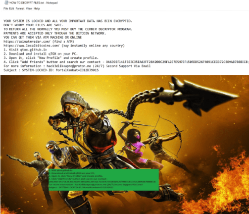 MortalKombat ransomware